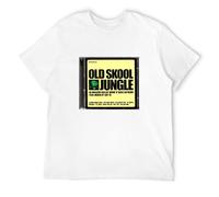 Old Skool Jungle Drum & Bass Dj Hype Shy FX 90'S Men's T-Shirt Unisex White Men Tees S