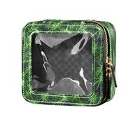 Old Slow Style Cactus Neon Green Mini Clear Makeup Bag Clear Makeup Organizer per Viaggio