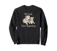 Old Souls New Beginnings Senior Rescue Dog Lover Felpa