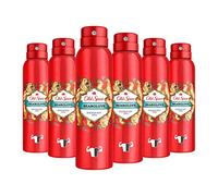 Old Spice Bearglove deodorante spray per il corpo, per uomini, confezione da 6 (6 x 150 ml)
