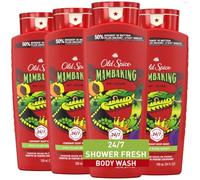 Old Spice Body Wash for Men, MambaKing, 24 oz (Pack of 4)