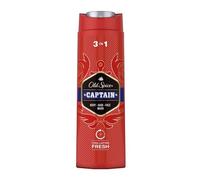 Old Spice Captain - Gel doccia e shampoo per uomini, 400 ml, 3 in 1, per la pulizia del viso, a lunga durata, fresco