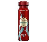 Old Spice Deodorante spray per il corpo Deep Sea | 150 ml | Deodorante spray senza alluminio per uomini | Deodorante da uomo con profumo duraturo