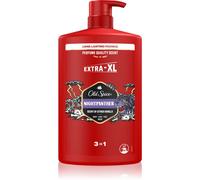 Old Spice Nightpanther 3 in 1 gel doccia e shampoo da uomo, 1 l, profumo fresco e duraturo, per capelli e viso corpo