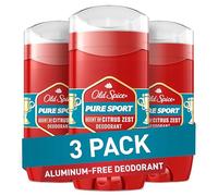 Old Spice Red Collection Deodorante da uomo, senza alluminio, aroma Pure Sport, 3,0 oz (confezione da 3)