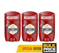 Old Spice Rock Stick Deodorante Senza Alluminio Protezione Sudore 48H Lunga D...