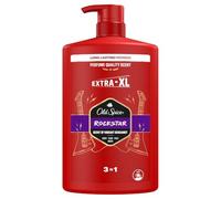 Old Spice Rockstar 3 in 1 Shampoo multiuso per capelli, viso e corpo, 1000 ml, freschezza di lunga durata, profumo di qualità profumata, pulizia profonda