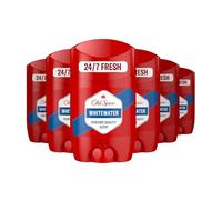 Old Spice Whitewater deodorante stick, 50 ml, confezione da 6