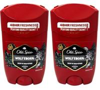 Old Spice Wolfthorn Deodorant stick for Men 50 ml - 6 confezioni (Confezione da 2)