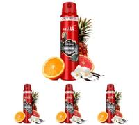 Old Spice Wolfthorn Deodorante Body Spray Uomo 250 ml - Freschezza a Lunga Durata 24/7, Profumo Davvero da Uomo, 0% Sali di Alluminio, Invisibile su Bianco e Nero**con uso quotidiano (Confezione da 4)