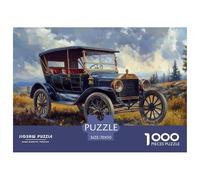Old Style Sedan 1000 Pieces Jigsaw Puzzles For Adults Educational Games Stress Relieving Entertainment Exercise The Memory of The Brain for The Whole Family, Gifts for Women, Gifts for Men 70x50cm/10