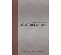 Old Testament Part Three: Job through Song of Solomon Dyslexia Friendly King James Version