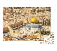 Old Town Bazaar Puzzle per Adulti 1000 Pezzi Recyclable Jerusalem Senior Puzzles Impossibile, Difficile e Stimolante Allevia la Demenza Senile Activity 38x26cm/1000 Pezzi