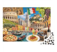 Old Town Bazaar Puzzles 1000 Pezzi Recyclable Material Jerusalem Senior Puzzles Educativo Game Decompressione Accessori per Giochi Genitore-Figlio 38x26cm/1000pcs