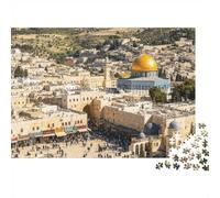 Old Town Bazaar Senior Puzzles 1000 Pezzi Recycled Jerusalem Puzzles Puzzle Game Props Tempo di Gioco in Famiglia Gioco Educativo Sfida Gift 70x50cm/1000 Pezzi