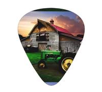 Old Tractor Photo Farm Guitar Plettri 12 Pezzi Per Ukulele Basso Strumenti Accessori