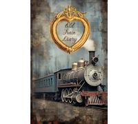 Old Train Diary| Agenda annuale perpetua| Misure 12,7X20,3 cm (5X8 pollici)| 144 pagine| Copertina morbida| Interno interamente a colori