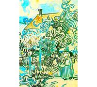 Old Vineyard with a Peasant Woman - Vincent van Gogh - Hardcover Notebook: 120 Lined Pages 6" x 9" Journal Diary Notepad