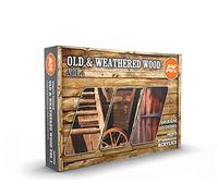 AK Interactive AK11674 - Vecchio & Weathered Legno Vol2 6x17ml - Nuovo