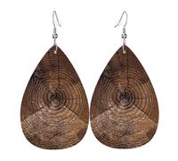 Old Wood Stem Cut Orecchini Penzolare Orecchini Da Donna Stampato Pendenti Per Donne Festa Della Mamma Carnevale