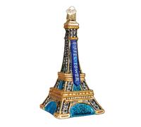 Old World Christmas Eiffel Tower Glass Blown Ornaments for Christmas Tree