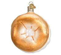 Old World Christmas Ornamenti: Ornamenti soffiati in vetro bagel per albero di Natale (32221)