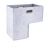 Ƒoldable Felt Basket, Çōllapsible Ştaīr Śtørağe Organizer For 16 Inch Steps, Decorative Stair Tread Bin, Space-Saving Home Orgañizer, Washable Non-Slip Design, Ideal For Living Room, Bedroom, Or Cl