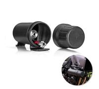 Oldbones Contenitore a tubo universale per moto resistente all’acqua, per guanti, cappello o impermeabile, per strumenti di riparazione o per documenti, nero