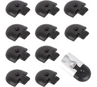 Oldbones L-Track End Caps, L-Track End Caps, Moto L-Track Tie Down Rail End Caps, L-Track Incasso End Caps per il trasporto Rotondo (10PCS)