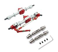 OLDDO 1 Coppia Anteriore ASSE Posteriore Set con Albero di Trasmissione ad Ingranaggi for MN D90 D91 D96 99S FJ45 1/12 RC Auto Parti di aggiornamento Accessori