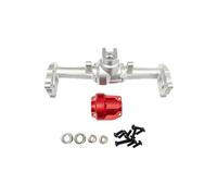 OLDDO Alloggiamento ASSE Anteriore Posteriore 1/18 Adatto for Parti di aggiornamento HOBBYPLUS CR18P Rock Van RC(Silver Rear Silver)