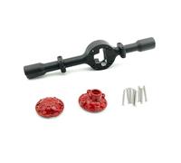 OLDDO Alloggiamento dell'asse Posteriore dell'ingranaggio con Albero Motore Adatto for WPL D12 C14 C24 C24-1 B14 B24 B36 Mini Parti di aggiornamento del Camion(Axle Housing Black)
