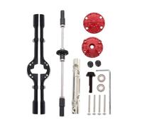 OLDDO Alloggiamento dell'asse Posteriore dell'ingranaggio Fai-da-Te con Albero Motore Adatto for Parti di aggiornamento del Mini Camion WPL D12 C14 C24 C24-1 B14 B24 B36(with driveshaft B)