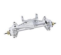 OLDDO Assale Anteriore Parte Auto RC CNC Rc Assale Anteriore 1/18 Assiale for Capra UTB18 Crawler RC Parte di aggiornamento Accessori Auto RC Rosso(Silver)