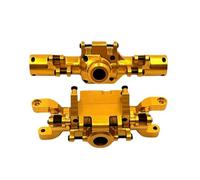 OLDDO Processo di aggiornamento Alloggiamento dell'asse Anteriore e Posteriore Adatto for Parti di Automobili HuangBo 1/10 ZP1001 ZP1002 ZP1003 ZP1004 RC(Yellow)