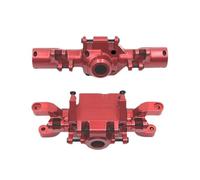 OLDDO Processo di aggiornamento Alloggiamento dell'asse Anteriore e Posteriore Adatto for Parti di Automobili HuangBo 1/10 ZP1001 ZP1002 ZP1003 ZP1004 RC(Red)