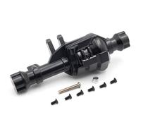 OLDDO Racing ASSE Anteriore e Posteriore Alloggiamento ASSE Shell W Copertura Nera 1/10 RC Crawler Car Fit for Traxxas TRX-4 TRX4(Front Axle)