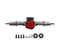 OLDDO RC Auto ASSE Anteriore E Posteriore in Metallo CNC con Adattatore Servo Braccio for Axial SCX10 1/10 RC Auto da Pista Parti di Aggiornamento