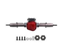 OLDDO SCX10 ASSE RC Auto Assale Anteriore e Posteriore con Adattatore Servo Armfor Axial SCX10 1/10 RC Crawler Car Parti di aggiornamento(Red)