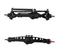 OLDDO Set di assali Diritti Anteriori e Posteriori for 1/10 RC Crawler Axial SCX10 PRO Parte di aggiornamento for Auto Giocattoli