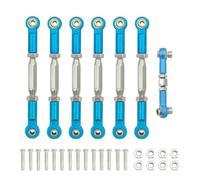 OLDDO Tenditori Camber Link Rod Linkage Set adatto for Traxxas Slash 4X4 VXL 2WD Rustler Stampede Hoss 1/10 RC Auto Aggiornamenti Parti(Light Blue)