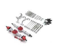 OLDDO Utilizzato for MN Modello D90 91 96 MN98 99S RC Parti di Automobili Ammortizzatori for assali Anteriori e Posteriori(Silver)