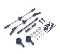 OLDDO Utilizzato for WPL C14 C24 B14 B16 B24 B36 for HengLong for JJRC for FeiYu RC Parti di Automobili aggiornamento Anteriore e Posteriore ASSE ingranaggio ASSE ingranaggio(Black)