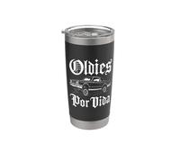 Oldies Por Vida Vintage Lowrider Auto messicana Chicano Cholo Bicchiere termico in acciaio inox doppia parete