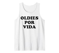 Oldies por Vida Vintage Lowrider Auto Messicana Chicano Cholo Canotta