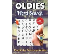 Oldies Word Search Puzzle Book: Word searches with easy to read print about Oldies, Old People and more | 6 x 9 inches, 110 pages | 50+ puzzles… Gift for vacations, Holidays and Free Times