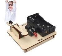 Oldmoom Attrezzature didattiche per progetti scientifici, kit di esperimenti di scienze fisiche | Kit modello scientifico Kit esperimento elettrico telegrafico - Kit didattico Kit di circuiti fisici