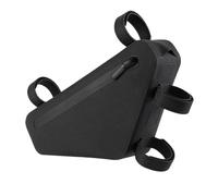 Oldmoom Borsa Triangolare per Bici,Borsa Tubo Superiore per Ciclismo | 1.2L Regolabile con Cinghie e Strisce Rifrangenti per Attrezzi da Esterno, Escursioni e Mountain Bike