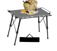 Oldmoom Tavolo da Campo Pieghevole - Tavoli Portatili Compatti | Mobili Leggeri Per Barbecue Spiaggia Giardino Terrazzo Escursioni Attività All'aperto