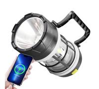 Oldmoom Torcia Da Campeggio,Lanterna LED da Campeggio - LED 5 Modalità Luminosità SOS per Emergenze Notturna Escursioni Zaino Esterna